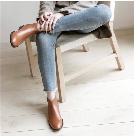 Jenni Kayne Saddle Leather Chelsea Boots Size 5.5 - Picture 3 of 13